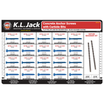 Concrete Anchor Screw & Carbide Bit Assortment