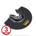 DeWalt DWA4212-3 Oscillating Flush Cut Blades for Wood, 3 Per Pack