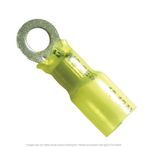 Heat Shrink Ring Terminal 12-10 AWG, #6 Stud - 50 Pack