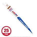 Lenox 656R - 6" x 6 TPI Bi-Metal Reciprocating Blade for Wood, 25-pack