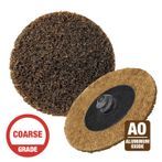 CGW 3" Brown Roll-On QC Surface Conditioning Disc 59506 Coarse 25 per Box