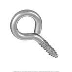0.160" x 1-5/8" Overall Length Standard Style Screw Eye - 100 per Box