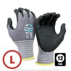 Pyramex CorXcel GL601 Micro-Foam Nitrile Gloves, Large - 12 pair per bag