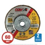 CGW 42354 Z3 XL Flap Disc 4-1/2" x 5/8-11 T27 60G Zirconia 10 per Box