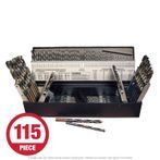 Viking #93840 SP-115 135° Premium Jobber Drill Set (115 Piece)