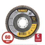 DeWalt DWA8281 Elite XP Ceramic Flap Discs 4-1/2" x 7/8 T29 60G 10 per Box