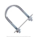 1/4"-20 x 1/4" Pipe x 1-3/8" Deep U-Bolt Zinc - 10 per Box