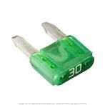 Green Mini Fuse 30 Amp - 5 per Box