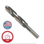 1-7/16" Silver & Deming Split Point HSS Drill Bit, 1/2" Shank