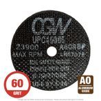 CGW 45086 Die Grinder 3" x 1/16" Thk. x 3/8" Arb. Cut-Off Wheel T1 60G AO 50 per Box
