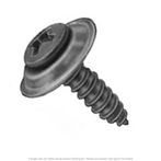 #6 x 1" Black Oxide Phillips Oval Sems Screw with Countersunk Washer - 100 per Box
