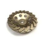 5" Diamond Turbine Wheel with 5/8"-11 Arbor