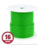 Primary Wire 16 Gauge Green 100 ft. Spool