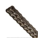 #60 Riveted Double Strand Roller Chain x 10 ft. Long