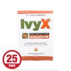 Ivy X Pre-Contact Poison Ivy Wipes 83640,  25 Wipes/Box