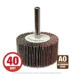 CGW 39931 Firm Flap Wheel 2" x 1" x 1/4" Shank 40G AO 10 per Box
