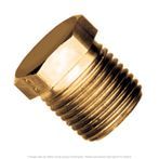 Brass Hex Head Pipe Plug 3/8" Pipe Thread Cored