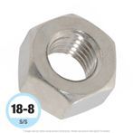 1-1/8"-7 Stainless Steel Heavy Hex Nut 18-8