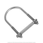 1/4"-20 x 1/2" Pipe x 1-3/4" Deep Stainless Steel U-Bolt - 10 per Box
