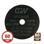 CGW 35510 Die Grinder 4" x 1/16" Thk. x 5/8" Cut-Off Wheel  T1 60G AO 50 per Box