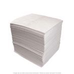 White Light Weight Oil-Only Sorbent Pads - 200 per Bale