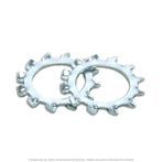 #6 Zinc Plated External Tooth Lock Washer