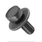 M6-1.0 x 16mm Black Hex Head Sheet Metal Screw Class 9.8 - 50 per Box