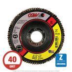 CGW 31092 Z-Stainless XL Flap Disc 4-1/2" x 7/8 T27 40G Zirconia 10 per Box