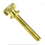 #8-32 x 1/2" Brass Knurled Thumb Screw