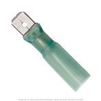 Heat Shrink Male Disconnect Blue 16-14 AWG, 0.110" Tab - 50 Pack