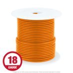Primary Wire 18 Gauge Orange 100 ft. Spool