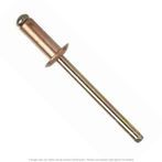 1/8" Diameter x 3/16"-1/4" Grip Copper/Steel Blind Rivet