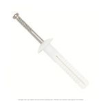 1/4" x 3/4" Nylon Mushroom Head Drive Pin Anchor - 100 per Box