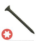 #8 x 2-1/4" Wafer Head Cement Board Screw, T-25 Star Drive, 2500/Case