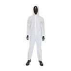 Disposable Hooded SMS Coverall with Elastic Wrist & Ankle, Medium, 25 per Case
