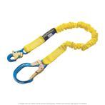 3M DBI-SALA 6 ft. Shockwave2 Shock Absorbing Lanyard, Aluminum Rebar Hook,1244311