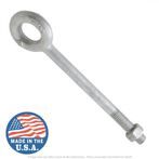 1"-8 x 18" Hot Dip Galvanized Regular Eye Bolt with Nut USA