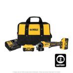 DeWalt 20V MAX XR Brushless 4-1/2" Paddle Switch Small Angle Grinder with Kickback Brake - 2 Battery Kit