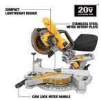 DeWalt 120V MAX 7-1/4" Sliding Miter Saw Kit