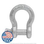 1" Hot Dip Galvanized Screw Pin Shackle USA