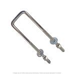 5/16"-18 x 2" x 7" Deep Square Bend U-Bolt Zinc - 10 per Box
