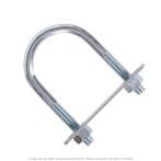 1/4"-20 x 3/8" Pipe x 1-3/4" Deep U-Bolt Zinc - 10 per Box
