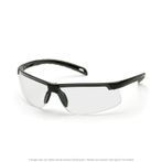 Ever-Lite Anti-Fog Clear Lens/Black Frame Safety Glasses