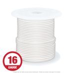 Primary Wire 16 Gauge White 100 ft. Spool