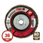 CGW 43091 Alum. Grinding Flap Disc 4-1/2" x 5/8-11 T27 36G Alum Oxide 10 per Box