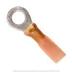 Heat Shrink Ring Terminal 22-18 AWG, 1/4" Stud - 50 Pack