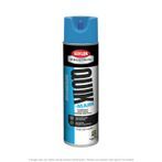 Krylon Quik-Mark APWA Flourescent Caution Blue Inverted Marking Paint, Water Based, 17 fl oz.