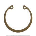 1-1/4" Zinc Plated Internal Retaining Ring - 50 per Box