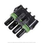 Weather Pack 4-Cavity Male Flat Tower - 5 per Box