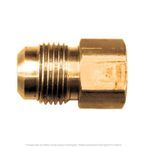 Brass Female SAE 45° Flare Connector 3/8" Tube x 1/4" FPT